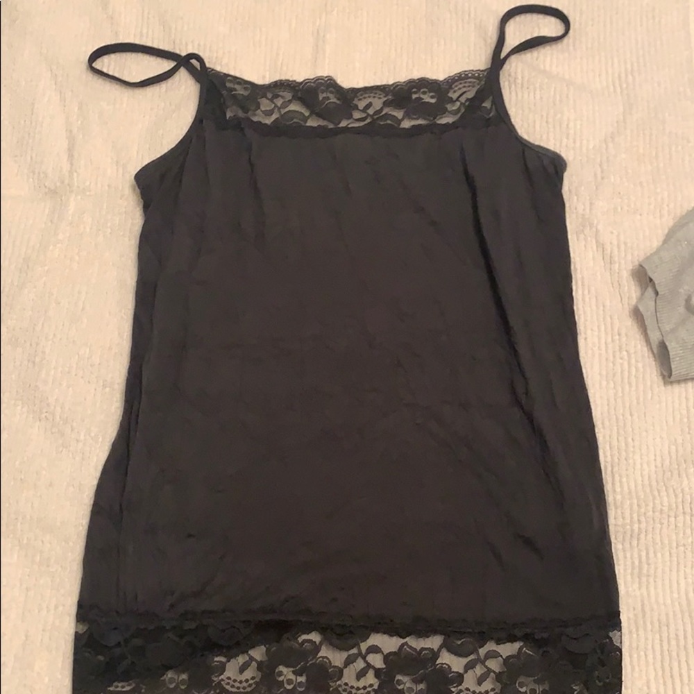 Maurices lace tank top